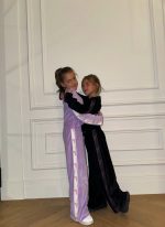 Dres welur white Kids Gold Killer