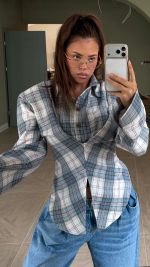 Koszula Cinched Check Gold Killer