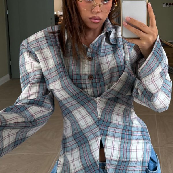 Koszula Cinched Check Gold Killer